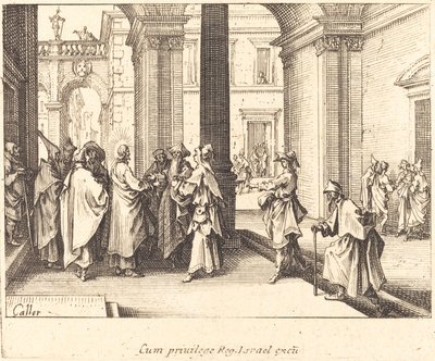 Moeda de César de Jacques Callot