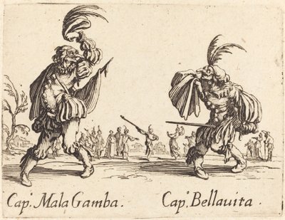 Cap. Mala Gamba e Cap. Bellavita de Jacques Callot