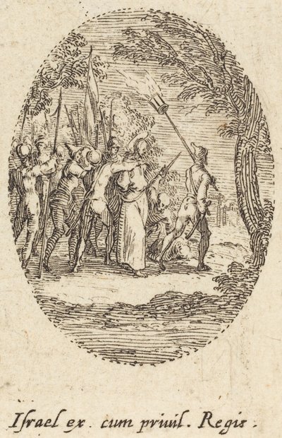 Cristo carregando a cruz de Jacques Callot