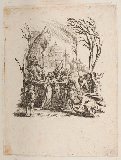 Cristo Entregue aos Judeus, n. 4 de 11 de La Petite Passion de Jacques Callot