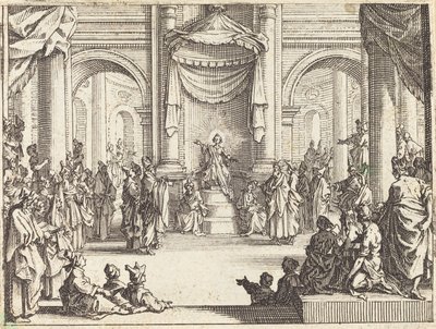 Cristo Disputando com os Médicos, 1635. de Jacques Callot