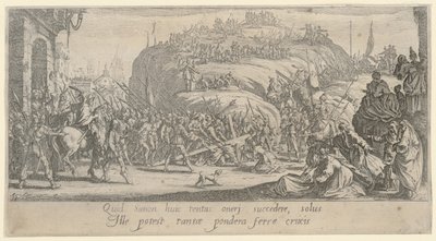 Cristo carrega a cruz de Jacques Callot