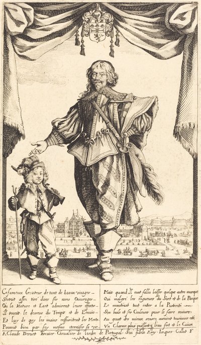 Claude Deruet e seu filho, Jean de Jacques Callot