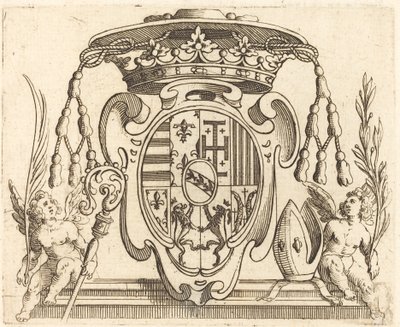 Brasão de Nicolau Francisco de Lorena de Jacques Callot
