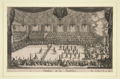 Combate a la Barriere de Jacques Callot