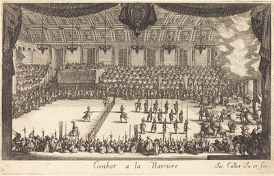 Combate na Barreira, 1627. de Jacques Callot