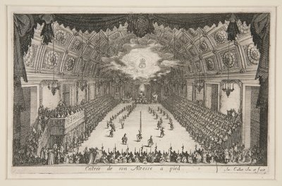 Lutar? a Barreira, Entrada de Sua Alteza a pé de Jacques Callot