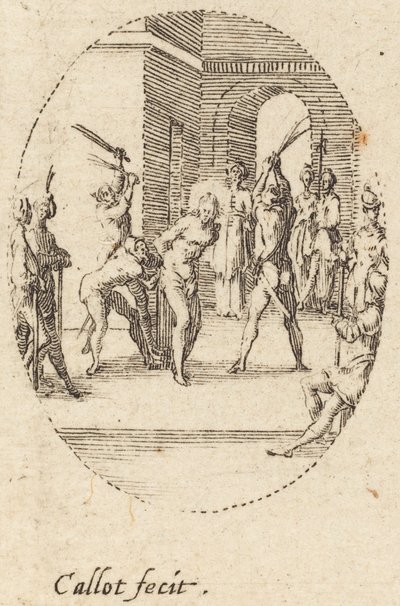 Coroando com espinhos de Jacques Callot