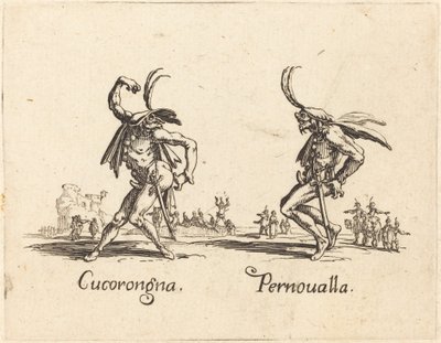 Cucorongna e Pernoualla de Jacques Callot