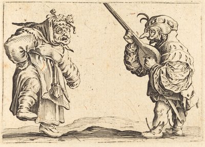 Dançarinos com alaúde de Jacques Callot