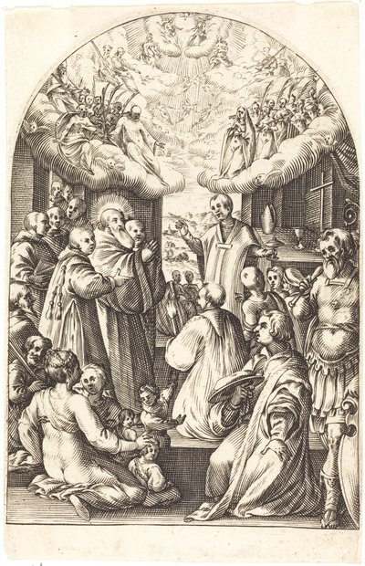 Morte de São Benedito de Jacques Callot