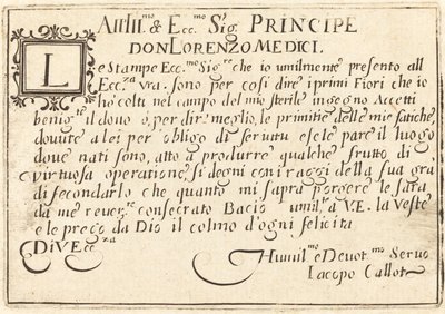 Dedicação a Don Lorenzo de