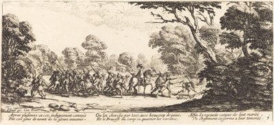 Descoberta dos soldados criminosos de Jacques Callot