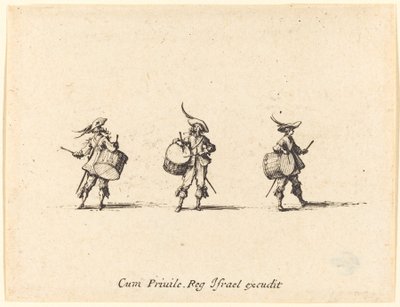 Perfurar com Tambores de Jacques Callot