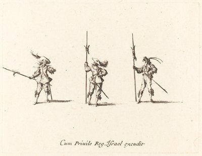 Perfurar com alabardas de Jacques Callot