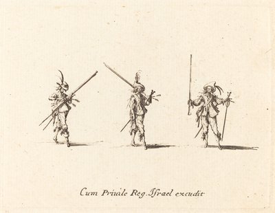 Perfurar com o mosquete de Jacques Callot