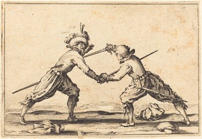 Duelo com espadas de Jacques Callot