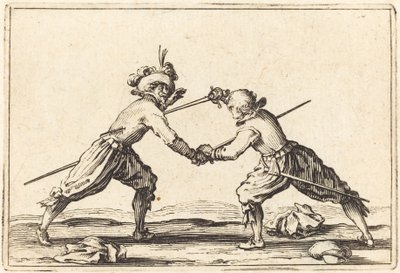 Duelo com espadas de Jacques Callot