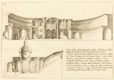 Elevação da Capela da Invenção da Cruz de Jacques Callot