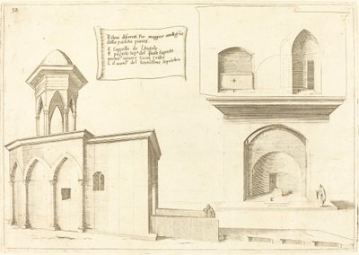 Elevação da Igreja do Santo Sepulcro de Jacques Callot