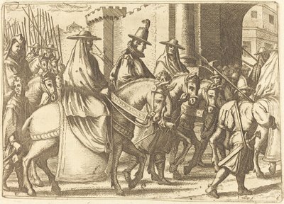 Entrada na cidade de Ferrara de Jacques Callot