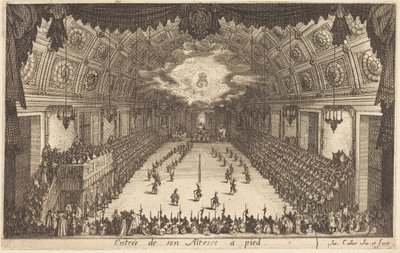 Entrada de Sua Alteza a pé de Jacques Callot