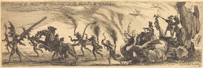Entrada de M. de Couvonge e M. de Chalabre [placa extra], 1627. de Jacques Callot