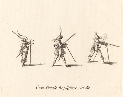 Disparando o mosquete de Jacques Callot