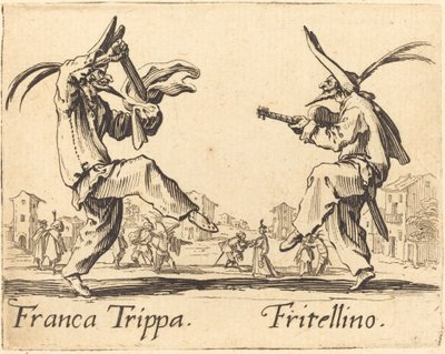 Franca Trippa e Fritellino de Jacques Callot