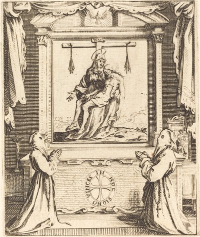 Frontispício da Ordem dos Penitentes Brancos em Nancy de Jacques Callot