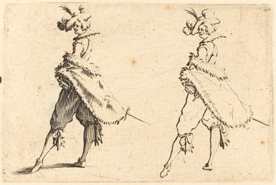Cavalheiro visto de lado de Jacques Callot
