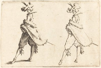 Cavalheiro visto de lado, c. 1622. de Jacques Callot