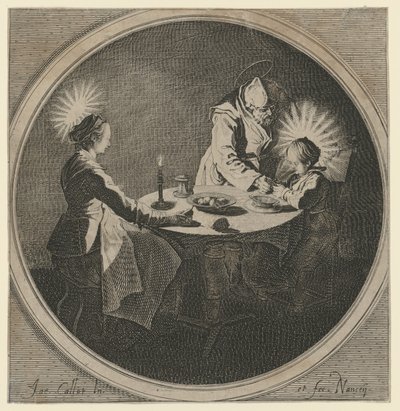 Sagrada Família à mesa de Jacques Callot