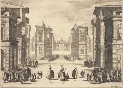 Il Solimano, ato I de Jacques Callot