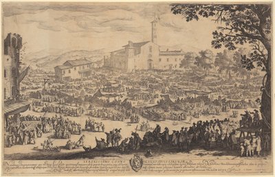 Feira de Impruneta de Jacques Callot
