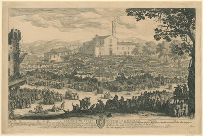 Feira de Impruneta [versão florentina] de Jacques Callot