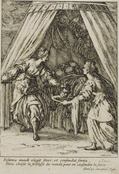 Judite com a cabeça de Holofernes de Jacques Callot