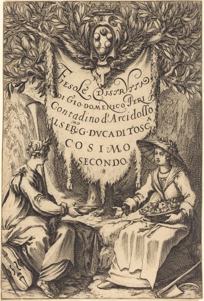 O belo jardineiro, 1619. de Jacques Callot