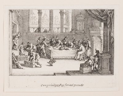 Le partage des biens (A Distribuição da Fortuna), da série La Vie de l de Jacques Callot
