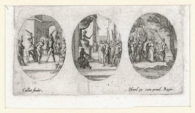 Os milagres da Paixão ... (gravura) de Jacques Callot