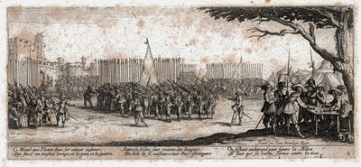 As misérias e os infortúnios da guerra ... (gravura) de Jacques Callot