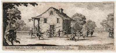 As misérias e os infortúnios da guerra ... (gravura) de Jacques Callot