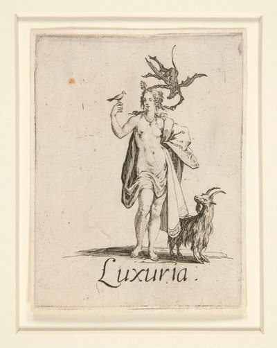 Os Sete Pecados Mortais: Luxúria de Jacques Callot