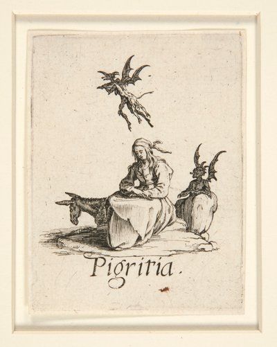 Os Sete Pecados Capitais: Preguiça de Jacques Callot