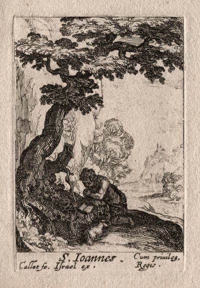 Os Penitentes: São João Batista. de Jacques Callot