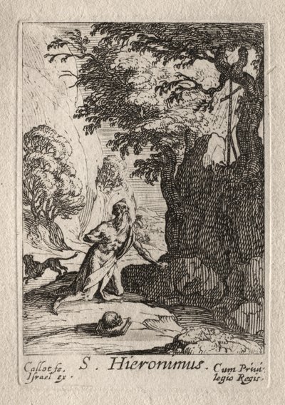 Os Penitentes: S. Jerônimo de Jacques Callot