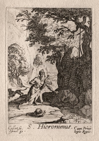 Os Penitentes: S. Jerônimo de Jacques Callot