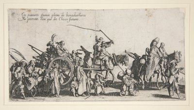 Os ciganos em marcha; EU de Jacques Callot
