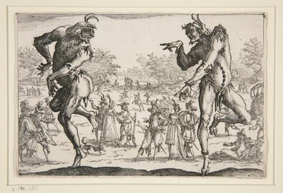 Ambas as calças de Jacques Callot