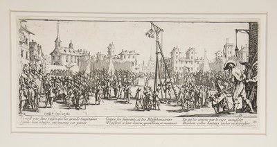 As grandes misérias da guerra: No. 10 - L de Jacques Callot